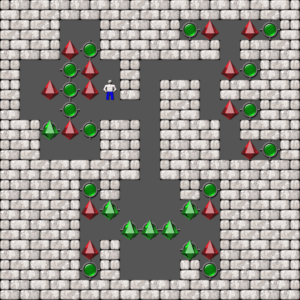 Sokoban Bugs550 collection level 356